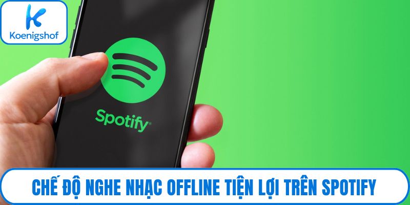 Chế độ nghe nhạc offline tiện lợi trên Spotify