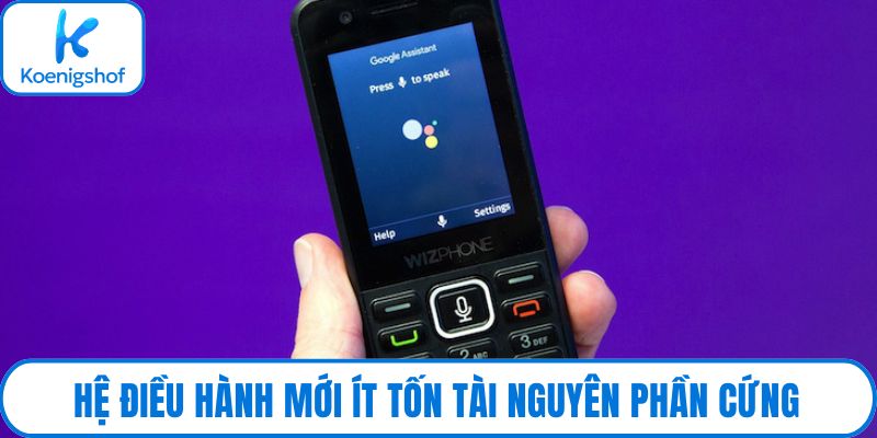 Hệ điều hành mới ít tốn tài nguyên phần cứng