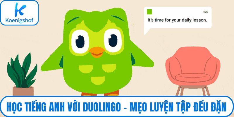 Học tiếng Anh với Duolingo